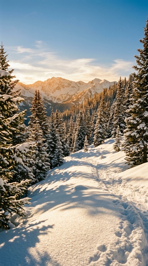 Snowed-In Cabin — memory
